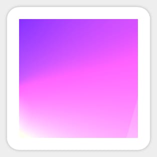 PINK PURPLE GRADIENT ILLUSTRATION Sticker